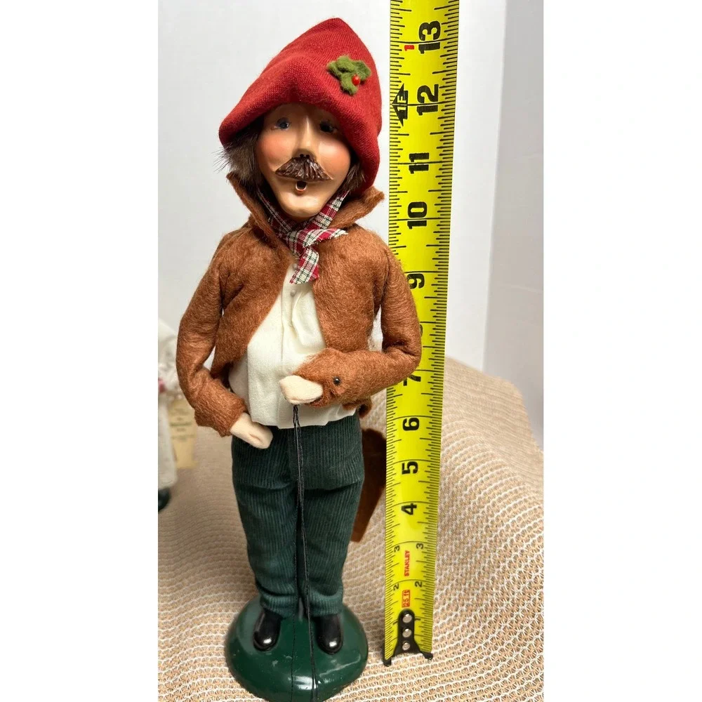 Byers Choice The Carolers 1998 Geppetto with Pinocchio Marionette Puppet Vintage